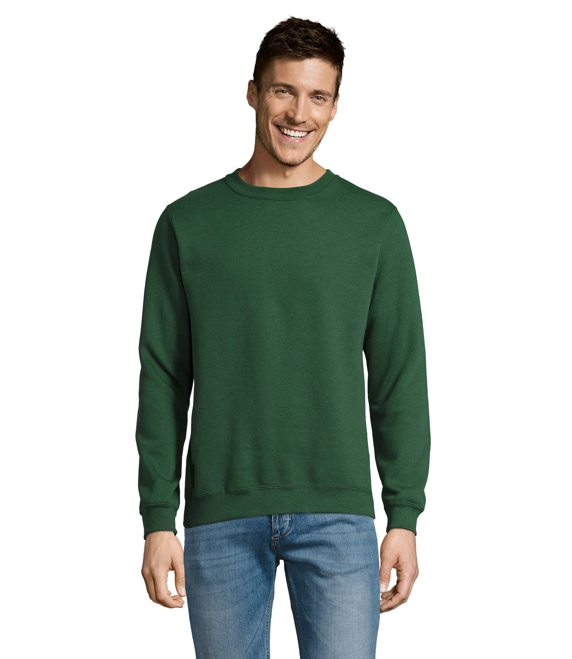 Sweat molletonné publicitaire homme 280g - SUPREME Vert bouteille